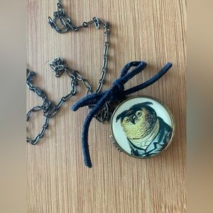 Rare 90s Vintage Solid Brass Owl Locket – Heavy Steampunk Pendant
